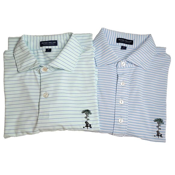 Peter Millar Other - Peter Millar Crown Crafted Pine Tree Golf Country Club FL Stripe Polos Med  (2)